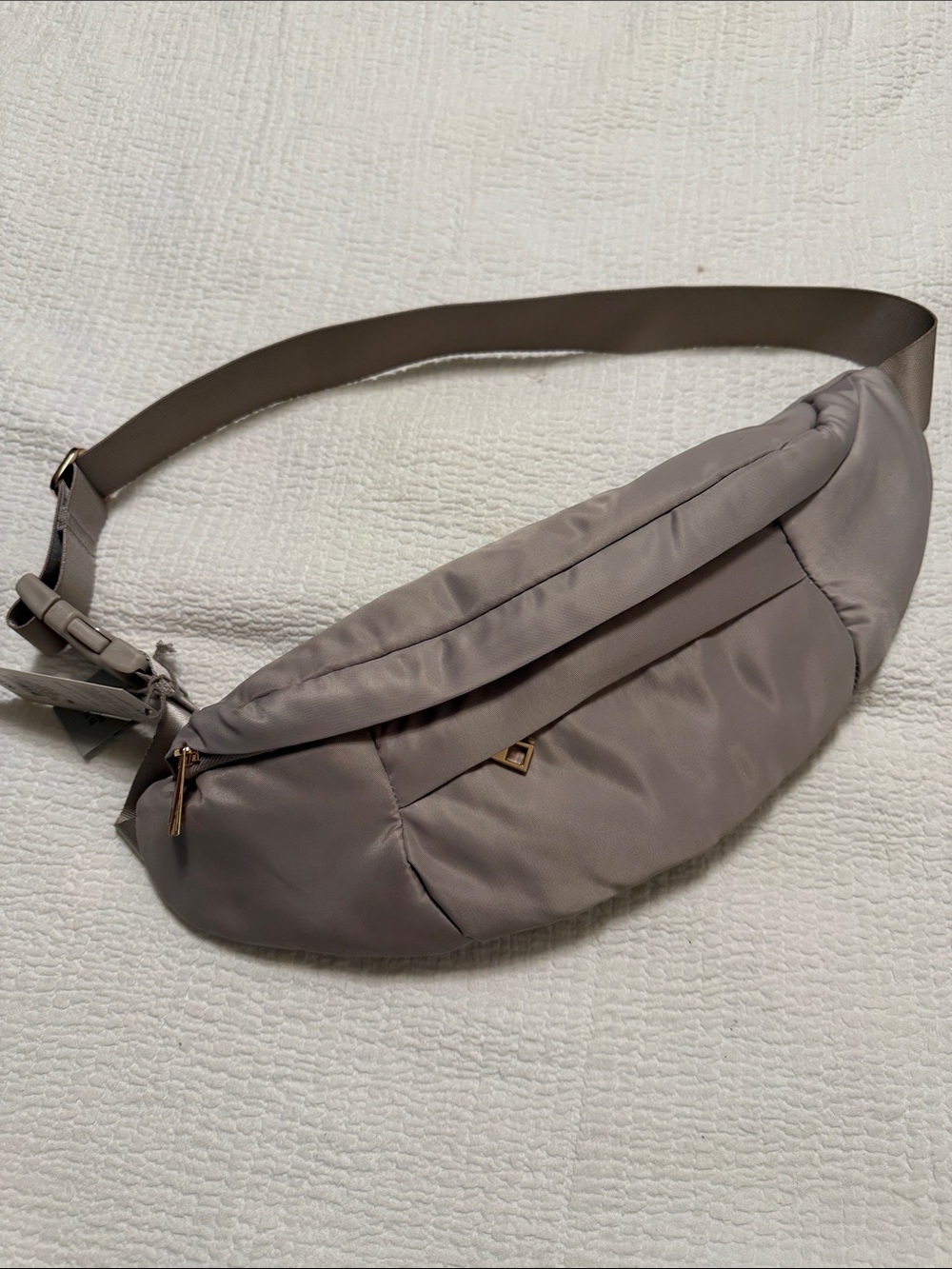 a new day Taupe Convertible Crossbody Belt Bag